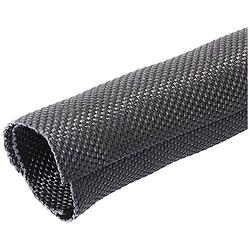 Foto van Quadrios 23ca196 23ca196 gevlochten slang zwart polyester 16 tot 17 mm per meter