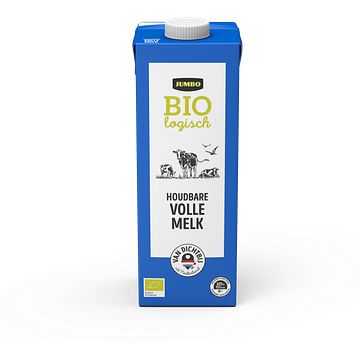 Foto van Jumbo biologisch houdbare volle melk 1l