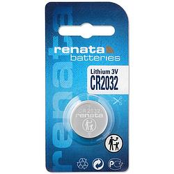 Foto van Cr2032 knoopcel lithium 3 v 225 mah renata cr2032 1 stuk(s)