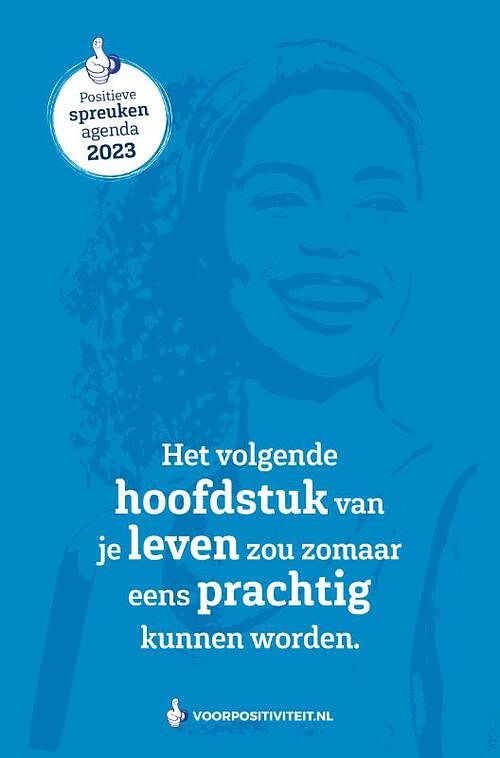 Foto van Agenda positieve spreuken 2023 - mark verhees - paperback (9789493205130)