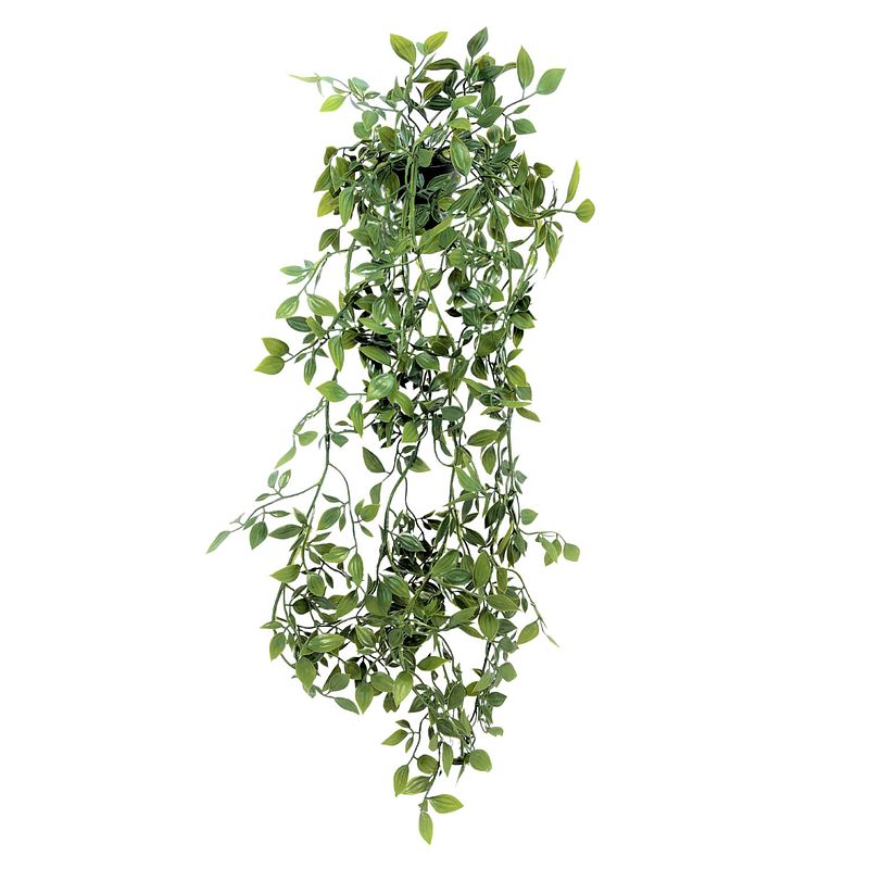 Foto van Kunst hangplant groen 75cm