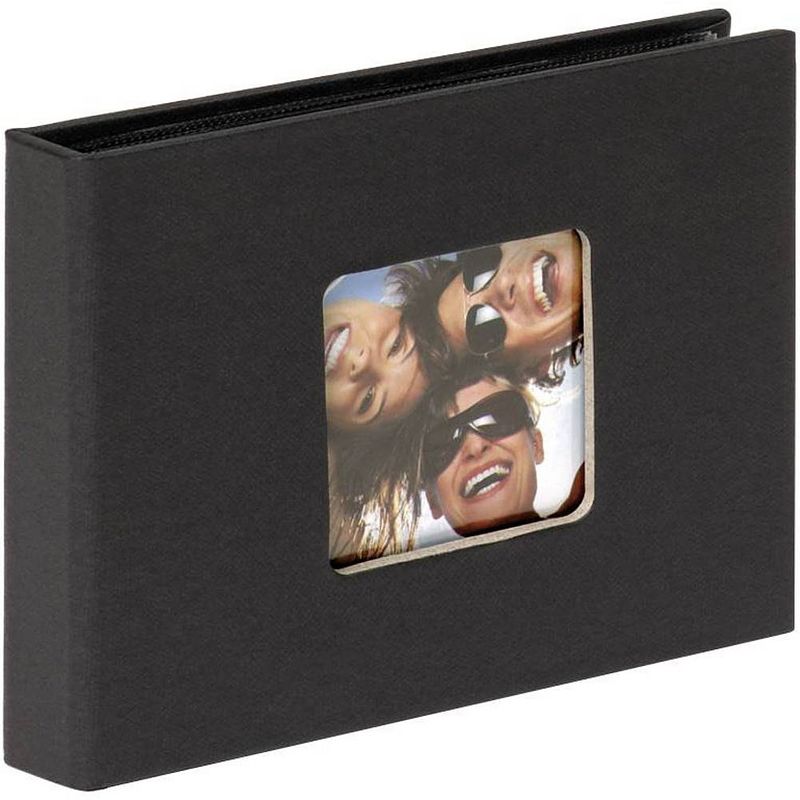 Foto van Walther+ design ma-353-b fotoalbum (b x h) 17 cm x 12 cm zwart