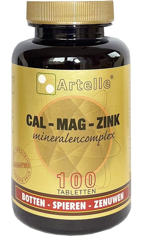 Foto van Artelle calcium magnesium zink tabletten