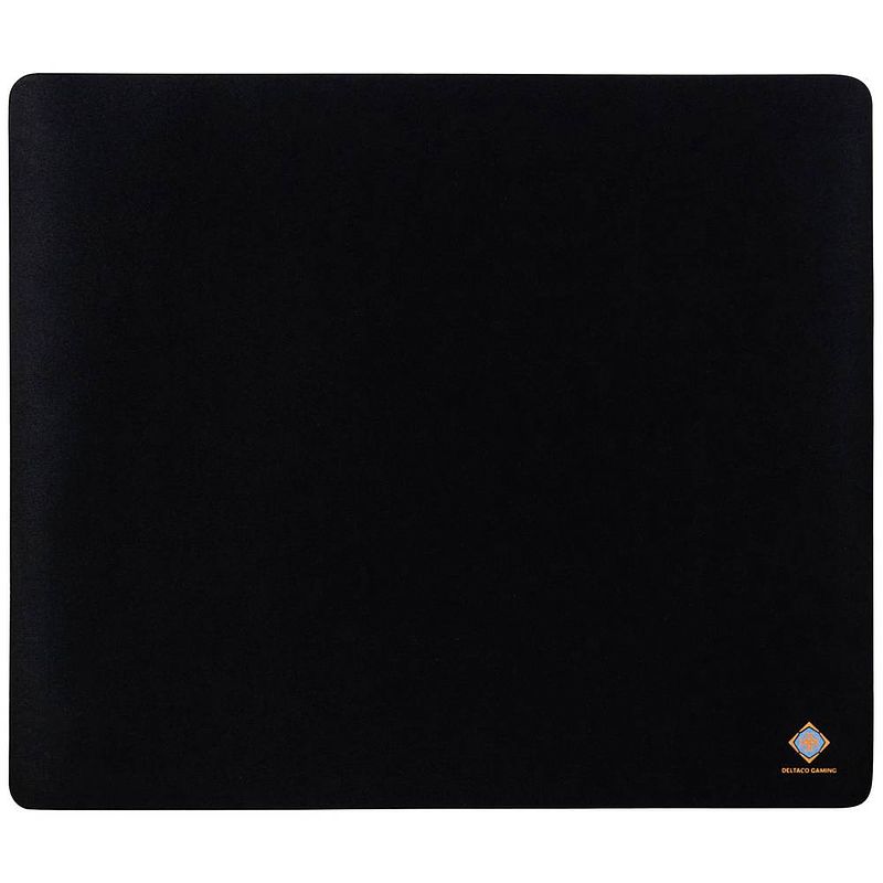 Foto van Deltaco gaming dmp210 gaming muismat zwart (b x h x d) 320 x 270 x 2 mm