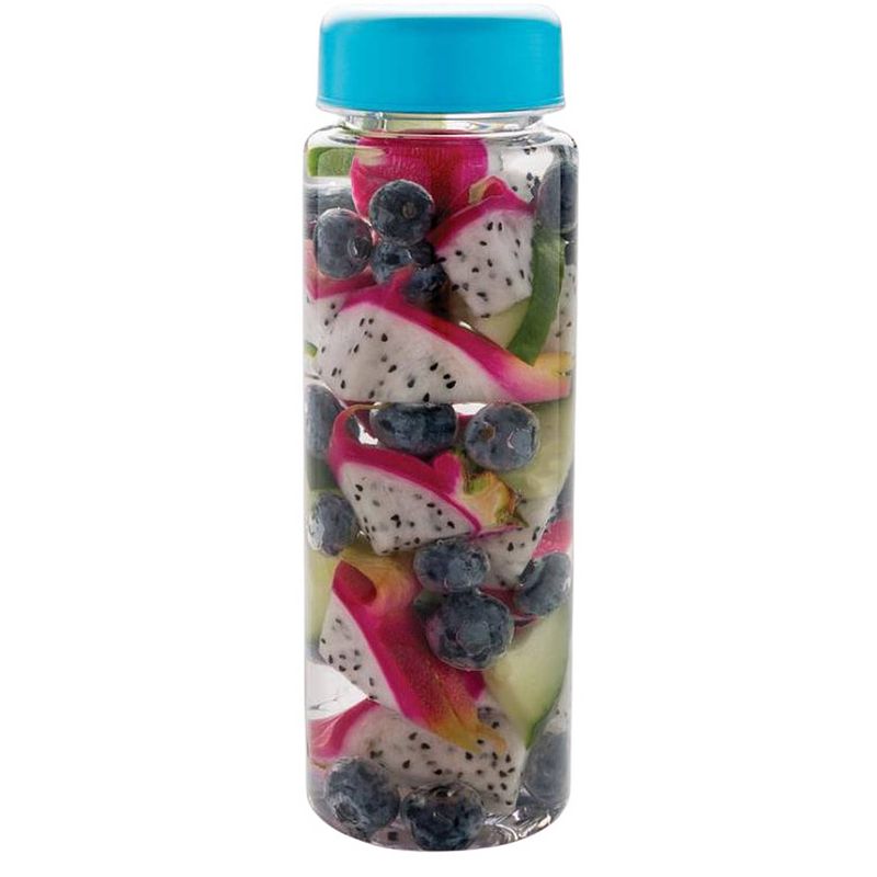 Foto van Xd collection waterfles met infuser 500 ml polypropyleen blauw