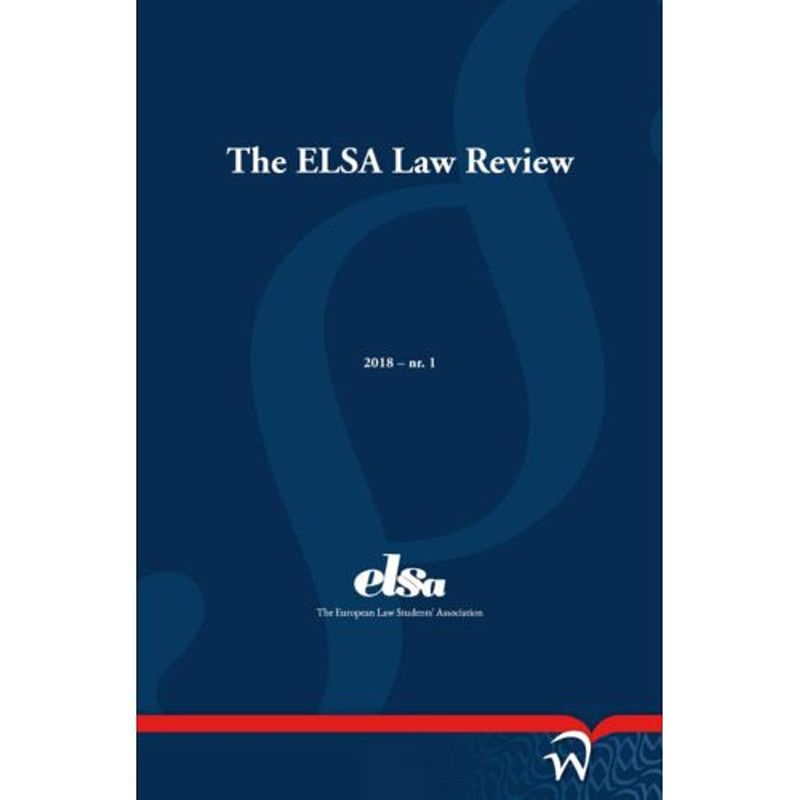 Foto van The elsa law review - elsa law review