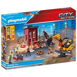 Foto van Playmobil city action mini graafmachine met bouwonderdeel 70443
