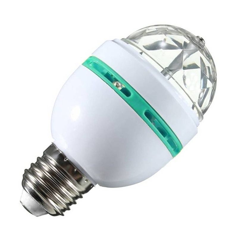 Foto van Disco lamp/licht e27 fitting 30 kleureffecten - disco bol voor fitting