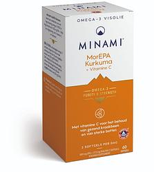 Foto van Minami morepa kurkuma + vitamine c softgels