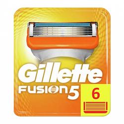 Foto van Gillette fusion 5 scheermesjes - 6 pack