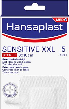 Foto van Hansaplast pleisters sensitive xxl steriel