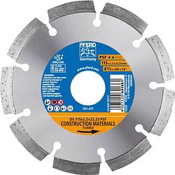 Foto van Pferd 68011221 ds psf diamanten doorslijpschijf diameter 115 mm 1 stuk(s)