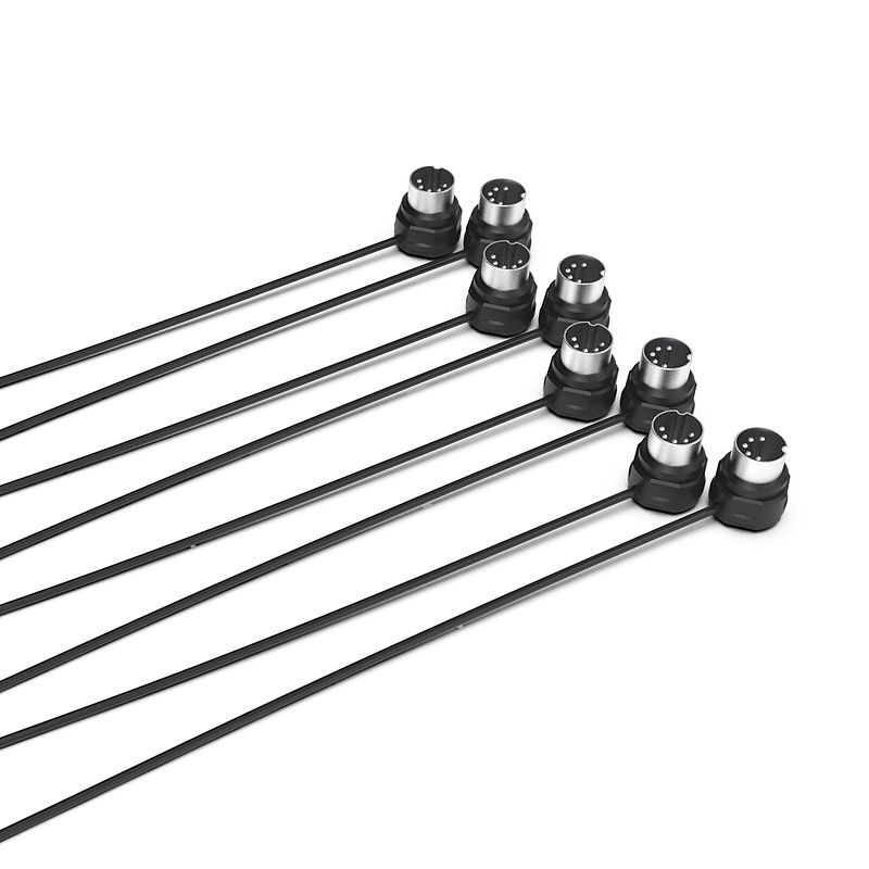 Foto van Cme 4-pack 5-pins din midi kabels 60 cm