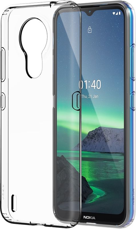 Foto van Nokia clear case voor nokia 1.4 telefoonhoesje transparant