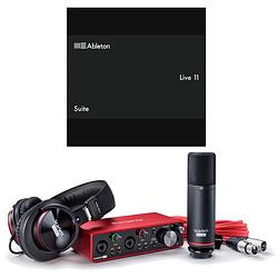 Foto van Focusrite scarlett 2i2 studio 3rd gen usb audio interface met ableton live 11 suite upgrade