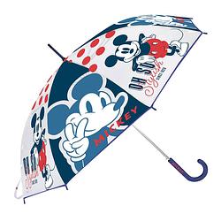 Foto van Disney paraplu mickey mouse junior 46 cm eva wit/blauw