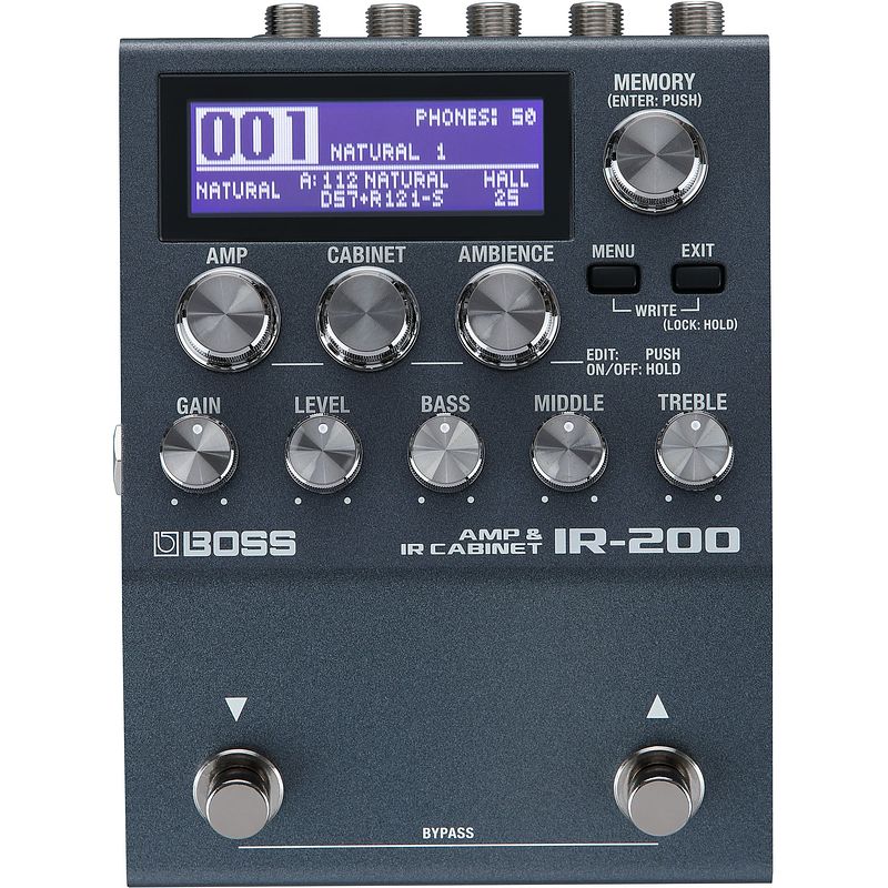 Foto van Boss ir-200 amp & ir cabinet effectpedaal