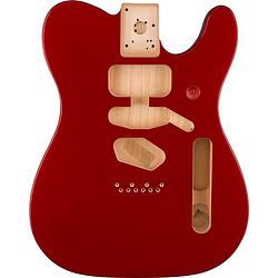 Foto van Fender deluxe series telecaster ssh alder body candy apple red losse elzenhouten solid body voor elektrische gitaar