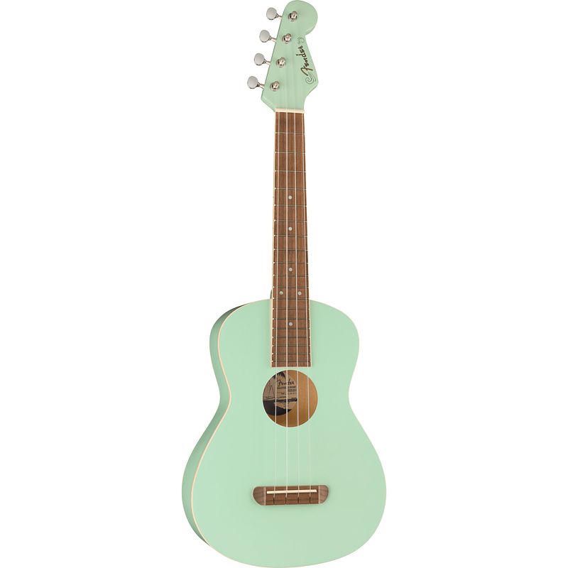 Foto van Fender california coast avalon wn surf green tenor ukelele