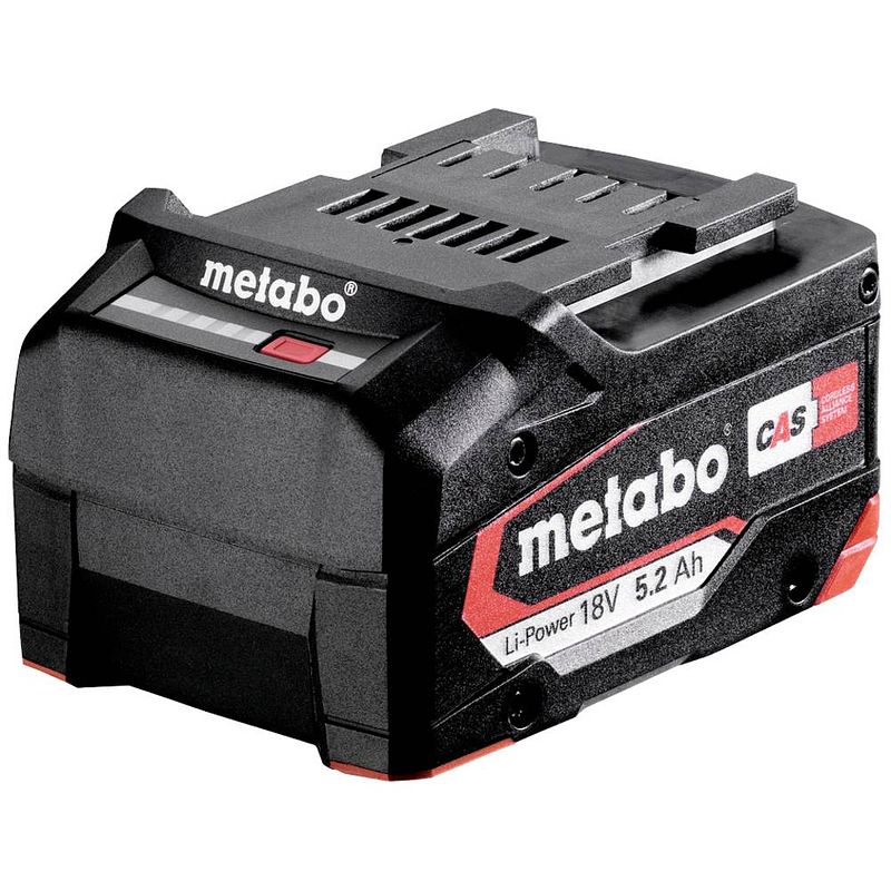 Foto van Metabo 625028000 gereedschapsaccu 18 v 5.2 ah li-ion