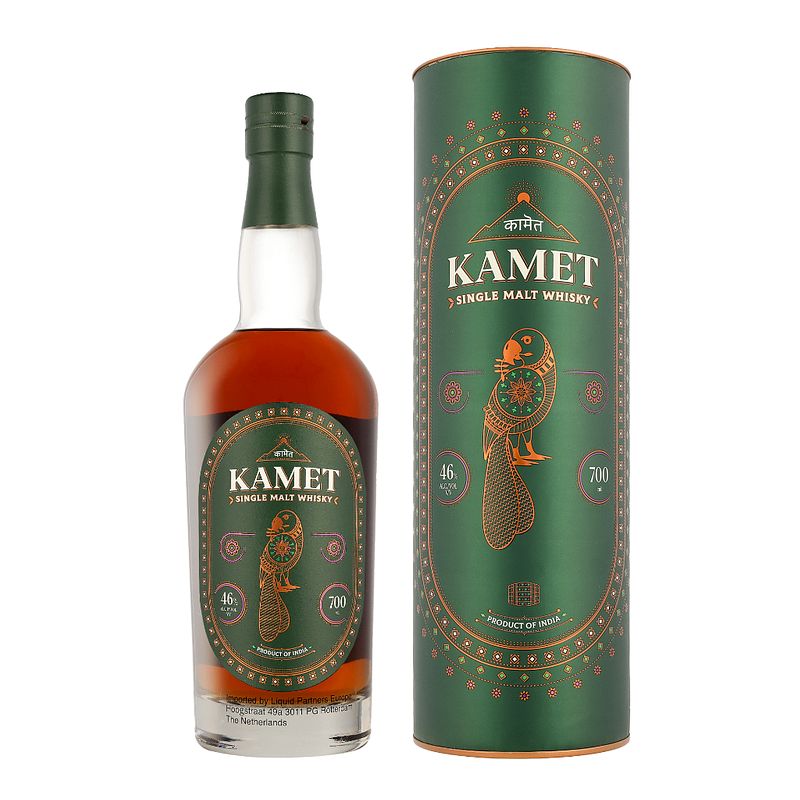 Foto van Kamet single malt 70cl whisky + giftbox