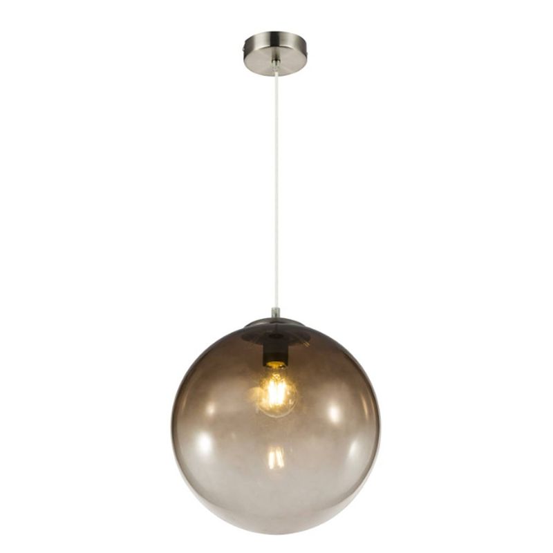 Foto van Moderne hanglamp varus - l:33cm - e27 - metaal - chrome