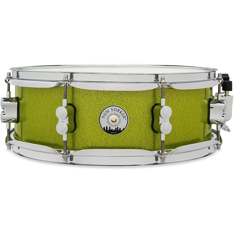 Foto van Pdp drums pdny0514ssel new yorker electric green 14 x 5 inch snaredrum