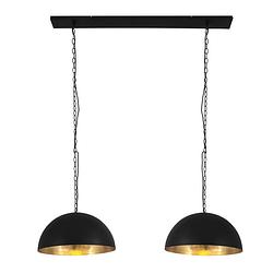 Foto van Steinhauer hanglamp semicerikel 2556 zwart goud