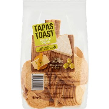 Foto van Tapas toast zeezout & olijfolie 135g bij jumbo