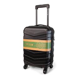 Foto van Norlander reiskoffer - handbagage trolley - duurzaam rpet - zwart