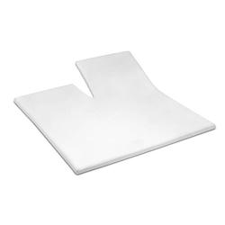 Foto van Cinderella - basic single-split topper katoen 160x210 white