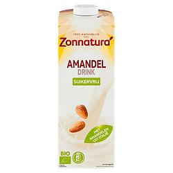 Foto van Zonnatura amandel drink suikervrij 1l bij jumbo