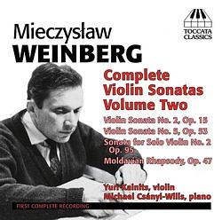 Foto van Mieczysław weinberg: complete violin sonatas volume 2 - cd (5060113440266)