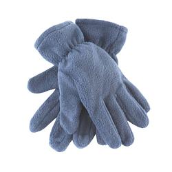 Foto van Hixa fleece handschoenen - donkerblauw - 100% polyester - blauw - warm - isolerend - dames - heren - unisex