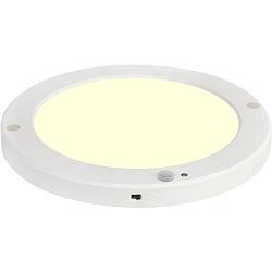 Foto van Led plafondlamp met bewegingssensor + dag en nacht sensor - 18w - warm wit 3000k - 360° zichthoek - opbouw/inbouw - rond