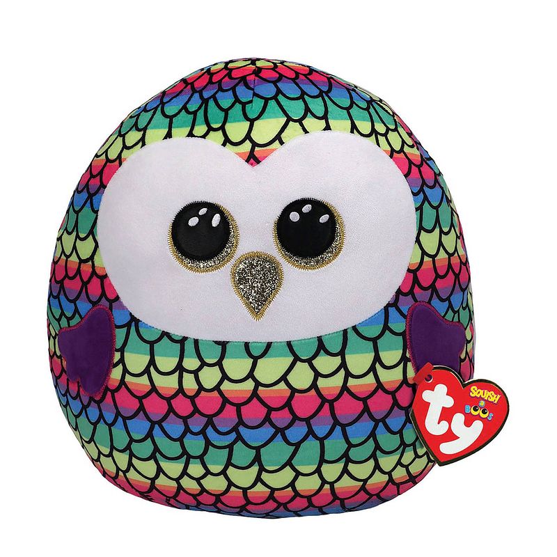 Foto van Ty squish a boo owen owl 20cm