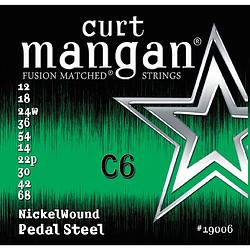 Foto van Curt mangan nickel wound 3rd c6 pedal steel snarenset