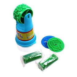 Foto van Lg-imports kid's dough stamp 'sn's roller 5-delige kleiset groen