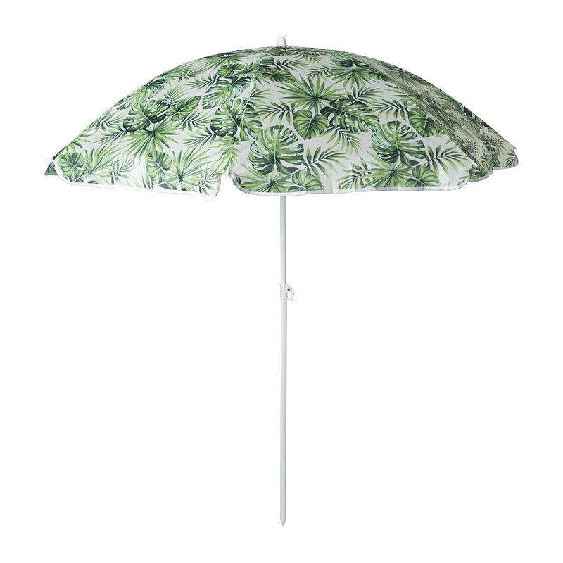 Foto van Strandparasol leafs - ø160x180 cm