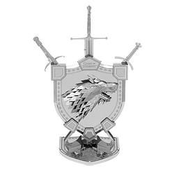 Foto van Metal earth game of thrones: stark schild 11,7 cm