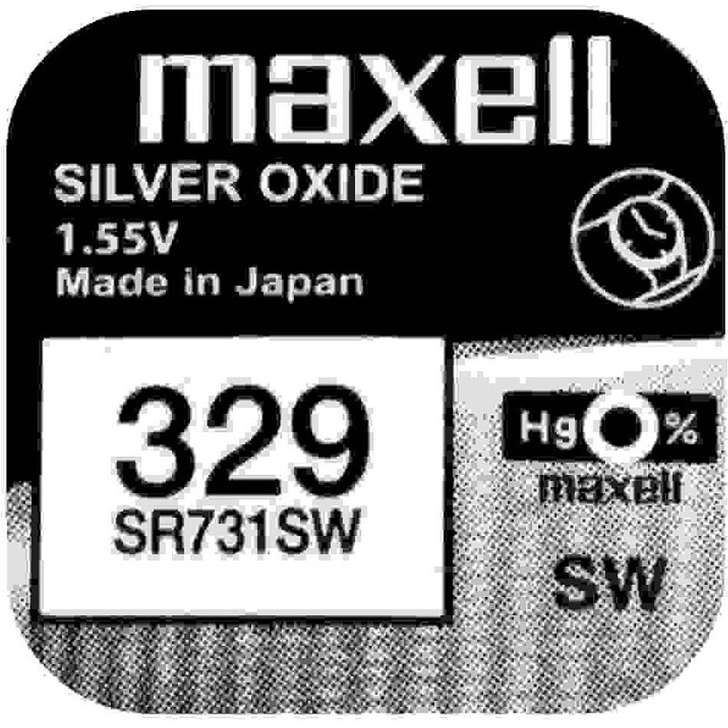 Foto van Maxell silver oxide 329 blister 1