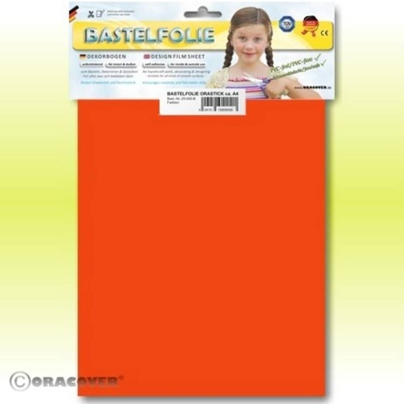 Foto van Oracover orastick 25-064-b plakfolie (l x b) 300 mm x 208 mm rood, oranje