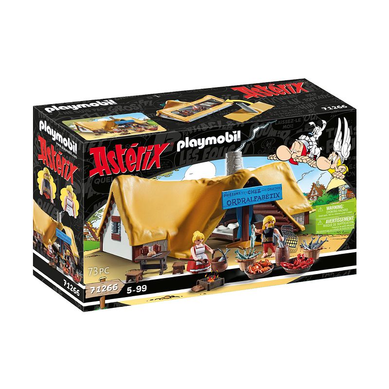 Foto van Playmobil asterix - astérix: de hut van hoefnix 71266