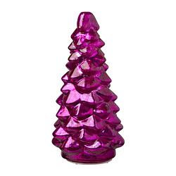 Foto van Lampje kerstboom groot - fuchsia - ø9.5x21 cm