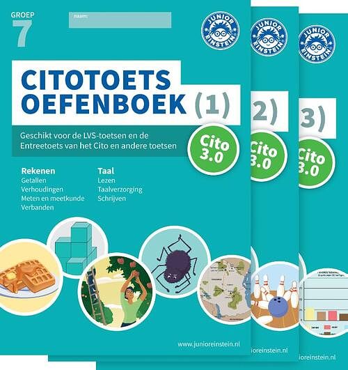 Foto van Citotoets oefenboeken set - paperback (9789493218055)