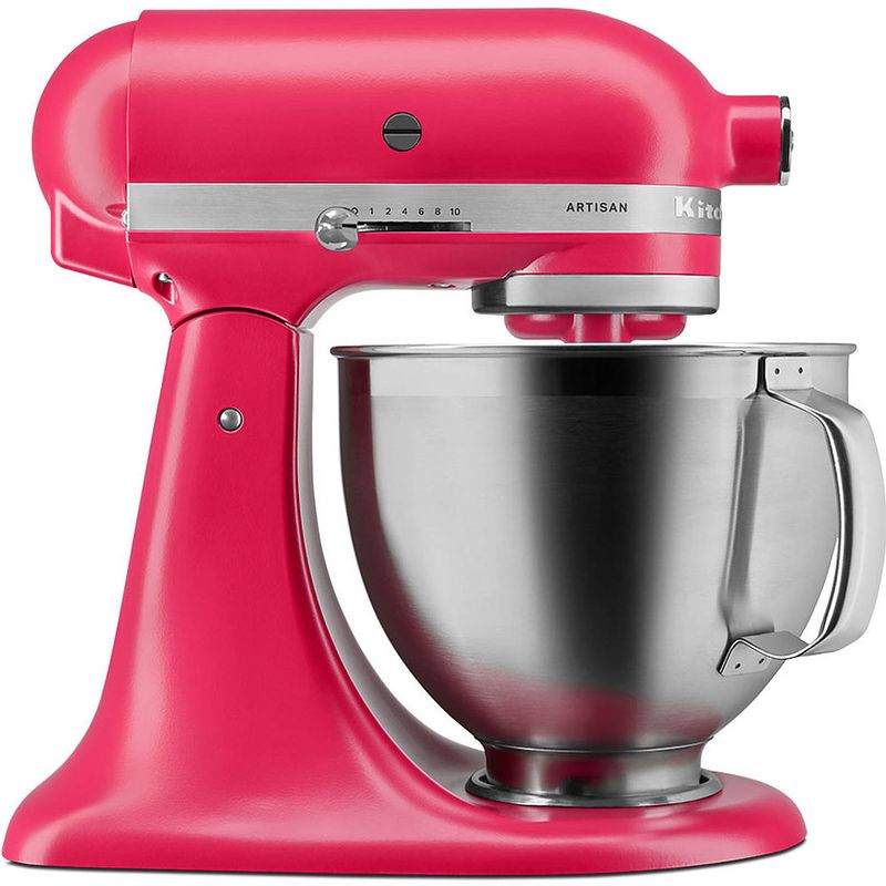 Foto van Kitchenaid keukenmachine 5ksm195psehi 4.7l, hibiscus