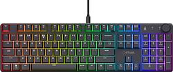 Foto van Trust gxt 866 torix mechanisch gaming toetsenbord qwerty zwart