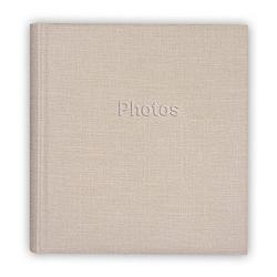 Foto van Fotoboek/fotoalbum met 30 paginas creme 29 x 31 x 4 cm - fotoalbums