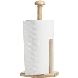 Foto van Keukenrol houder van hout 32 cm - rollenhouders keuken accessoires - keukenpapier houder