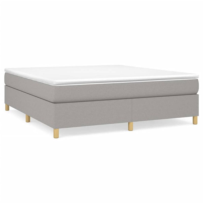 Foto van The living store boxspringbed - rustgevende nacht - bedframe 203x160x35 - matras 160x200x20 - topmatras 160x200x5 -